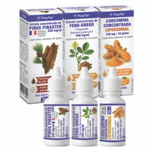 Pinus pinaster + Fenugreek + Liposomal curcumin - 1 fl oz (30 mL) - Pack of 3